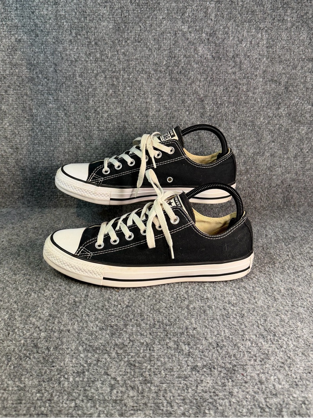 Converse Chuck Taylor All Star Ox Black White Womens 8.5 Shoes